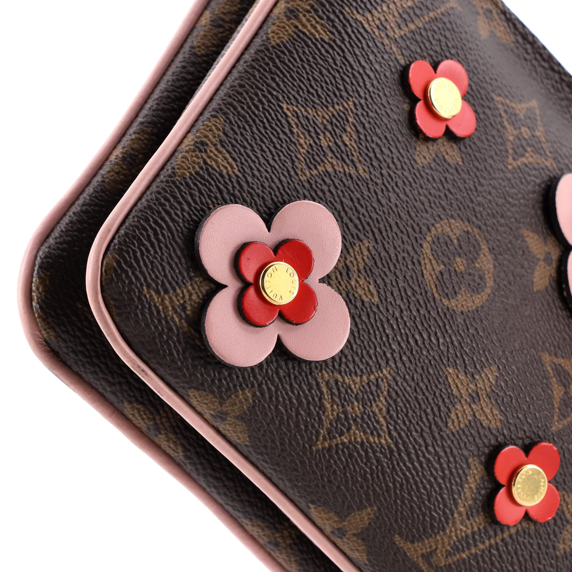Double Zip Pochette Limited Edition Blooming Flowers Monogram Canvas