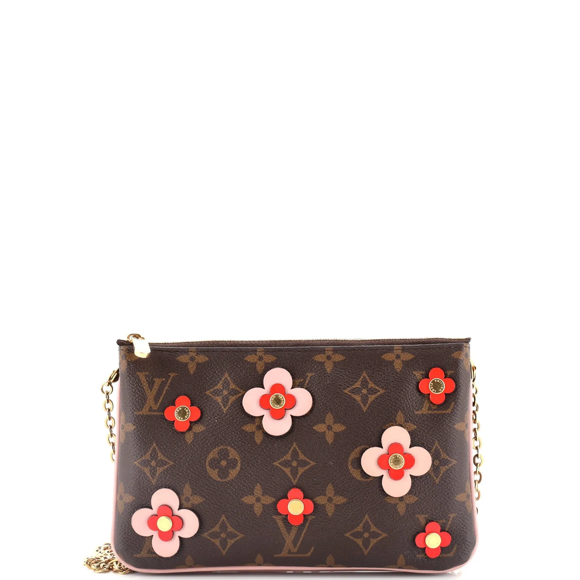 Double Zip Pochette Limited Edition Blooming Flowers Monogram Canvas