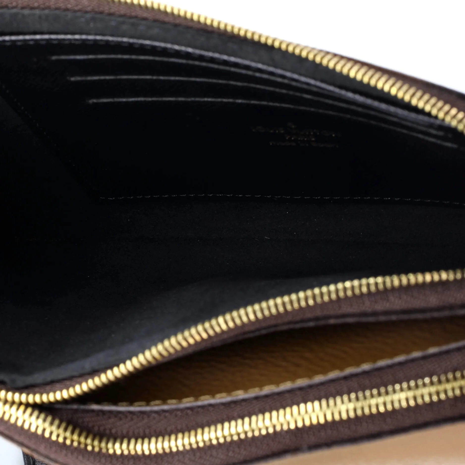 Double Zip Pochette Reverse Monogram Giant