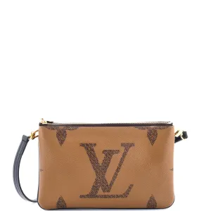 Double Zip Pochette Reverse Monogram Giant