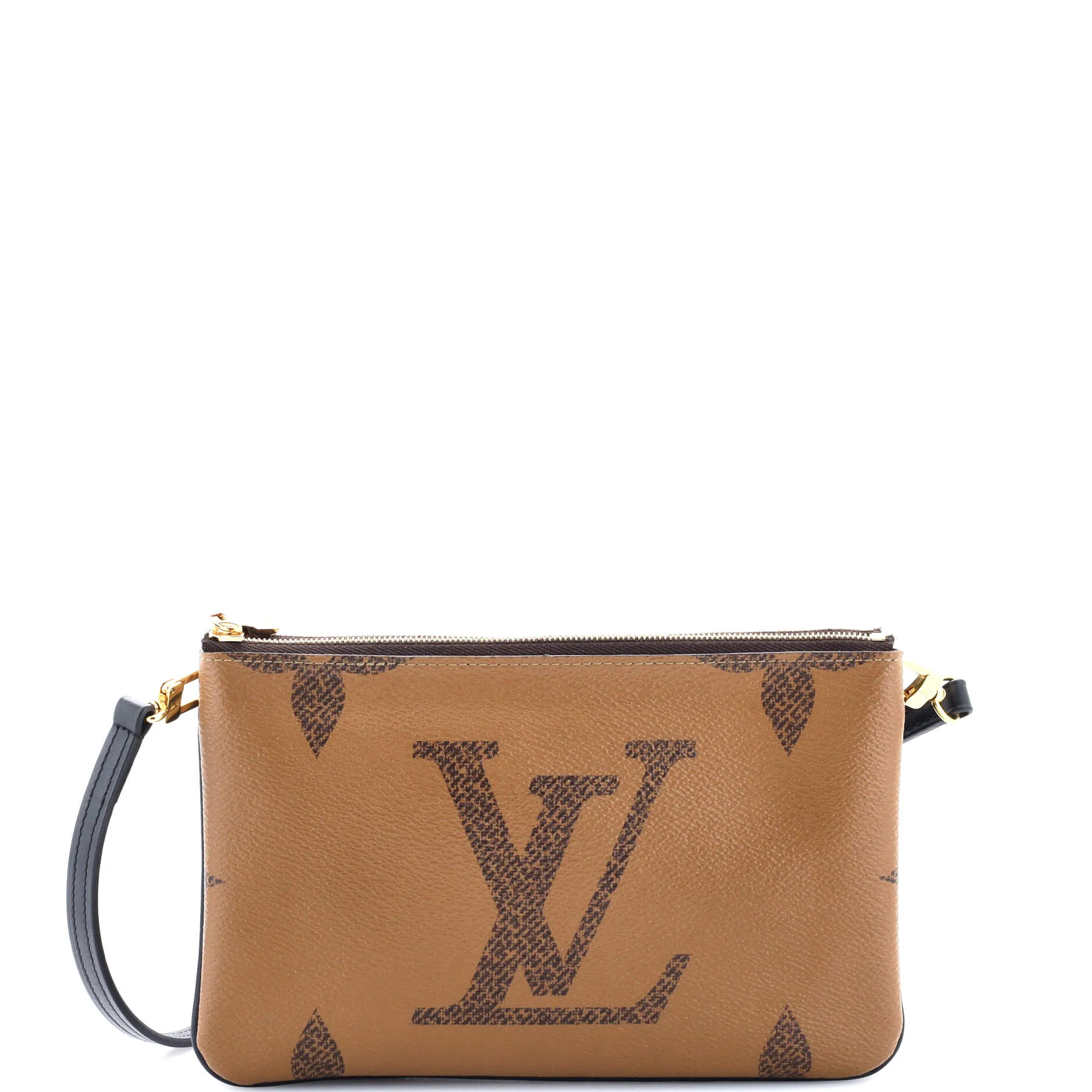 Double Zip Pochette Reverse Monogram Giant