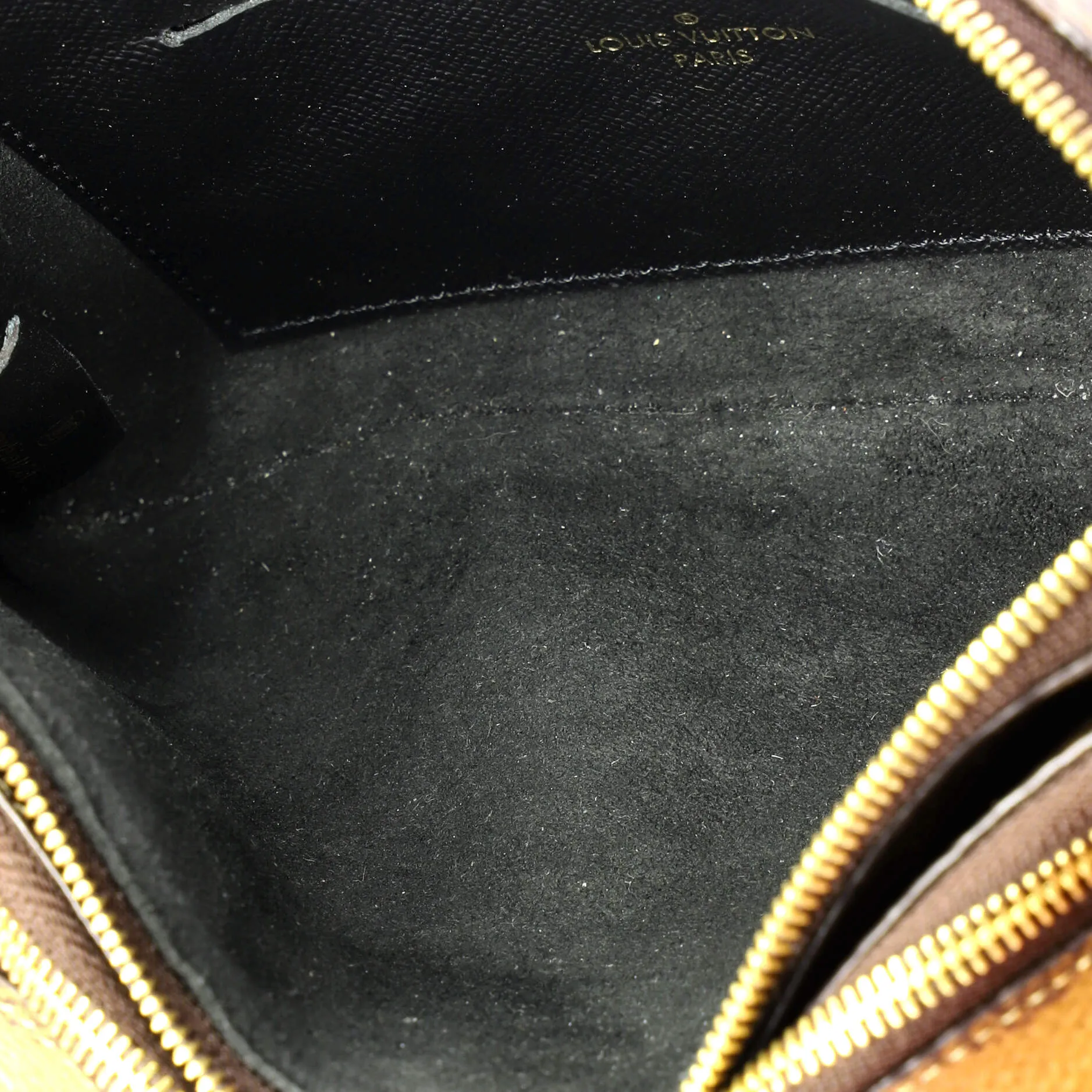 Double Zip Pochette Reverse Monogram Giant