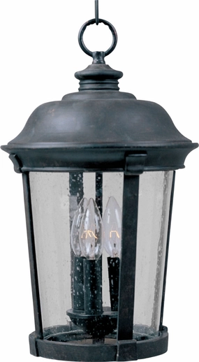 Dover DC Three Light Outdoor Hanging Lantern Bronze Outdoor Hanging Lights Lighting value pack