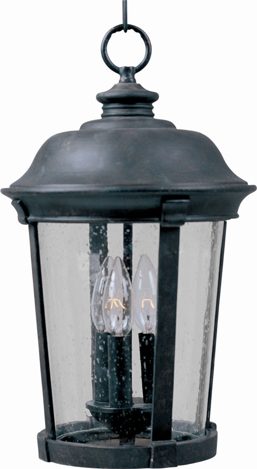 Dover DC Three Light Outdoor Hanging Lantern Bronze Outdoor Hanging Lights Lighting value pack