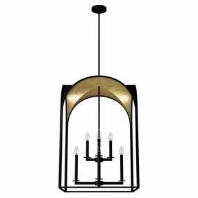 Dukestown Eight Light Pendant Natural Black Iron Ceiling Lights Lighting discount price
