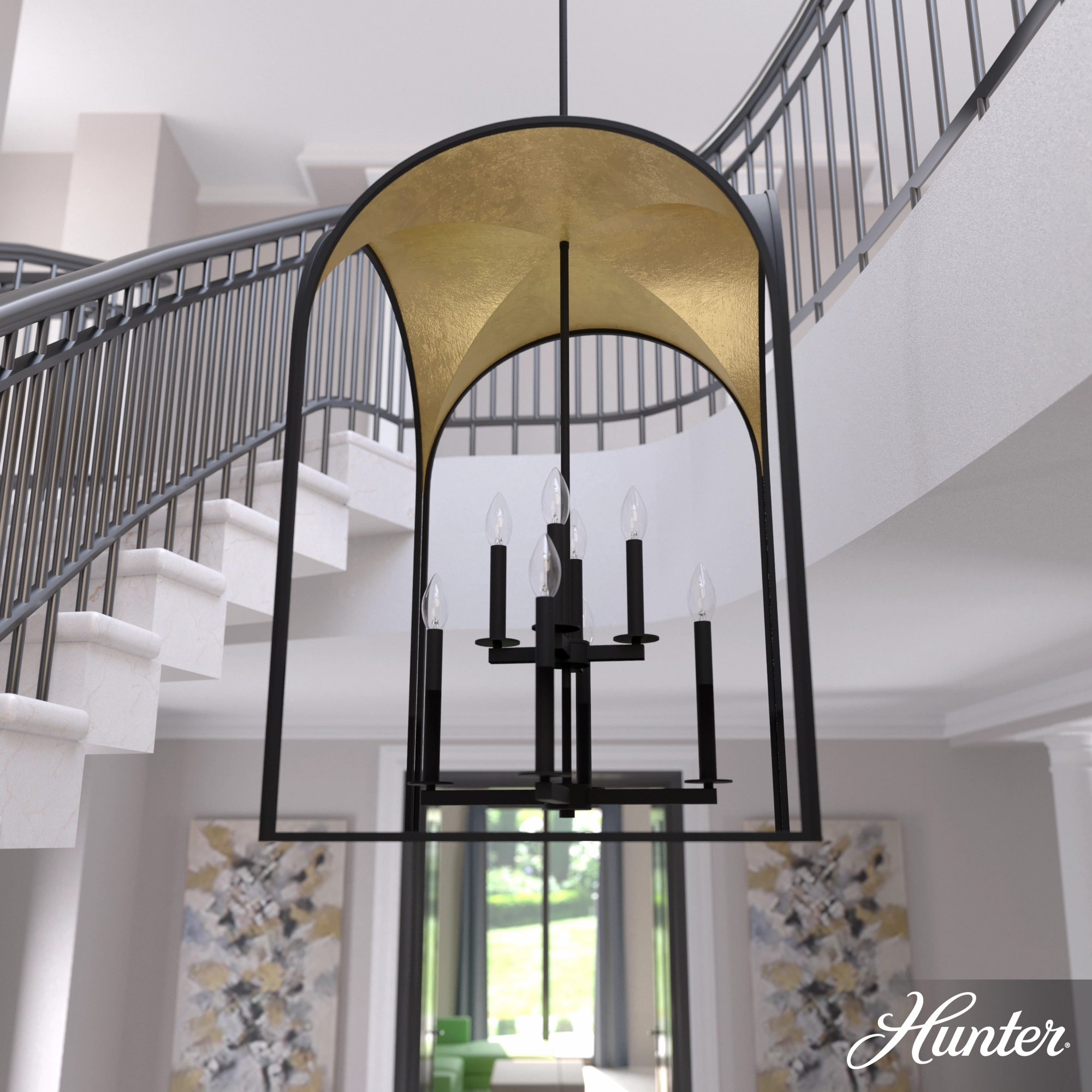 Dukestown Eight Light Pendant Natural Black Iron Buy Ceiling Lights online