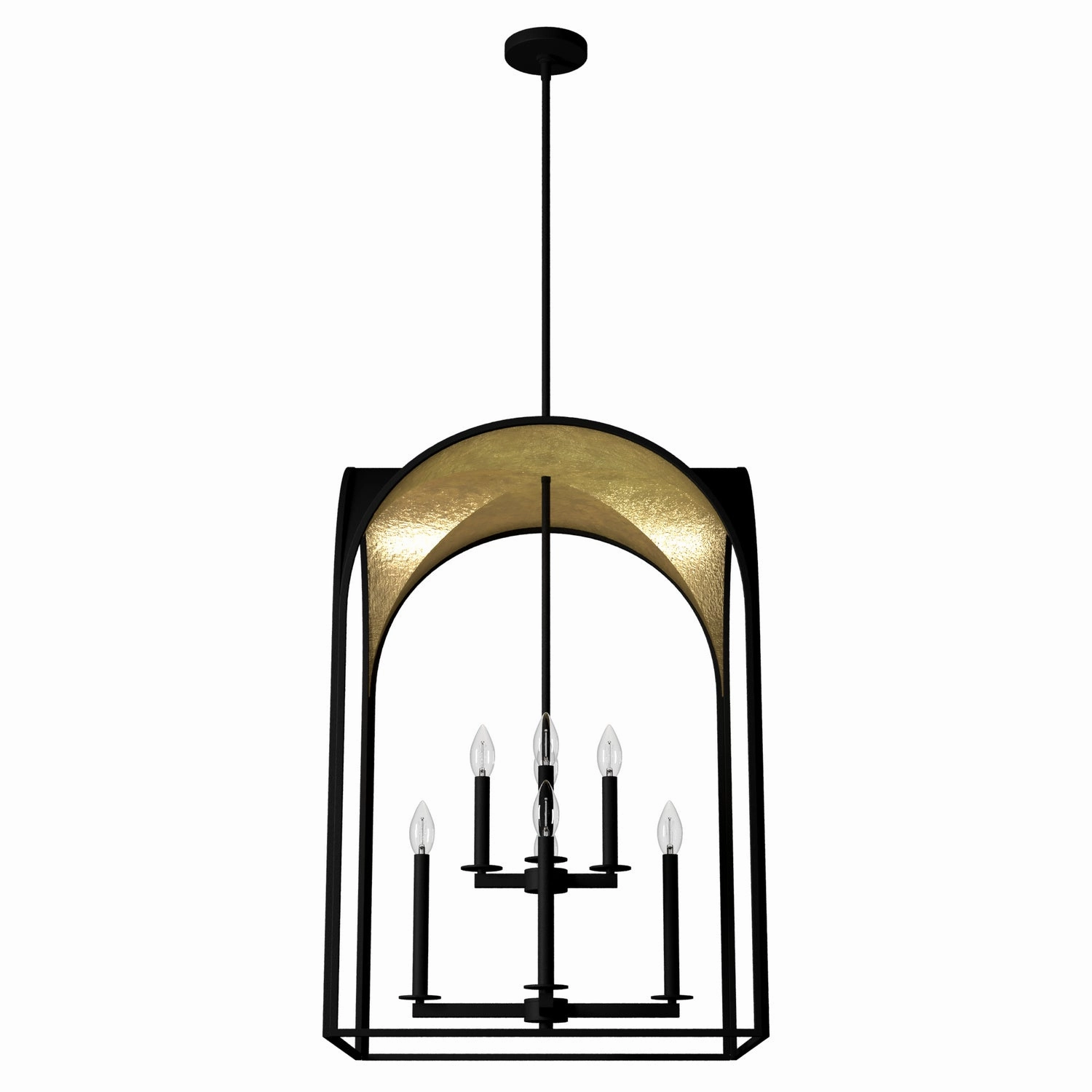 Dukestown Eight Light Pendant Natural Black Iron Ceiling Lights Lighting discount price