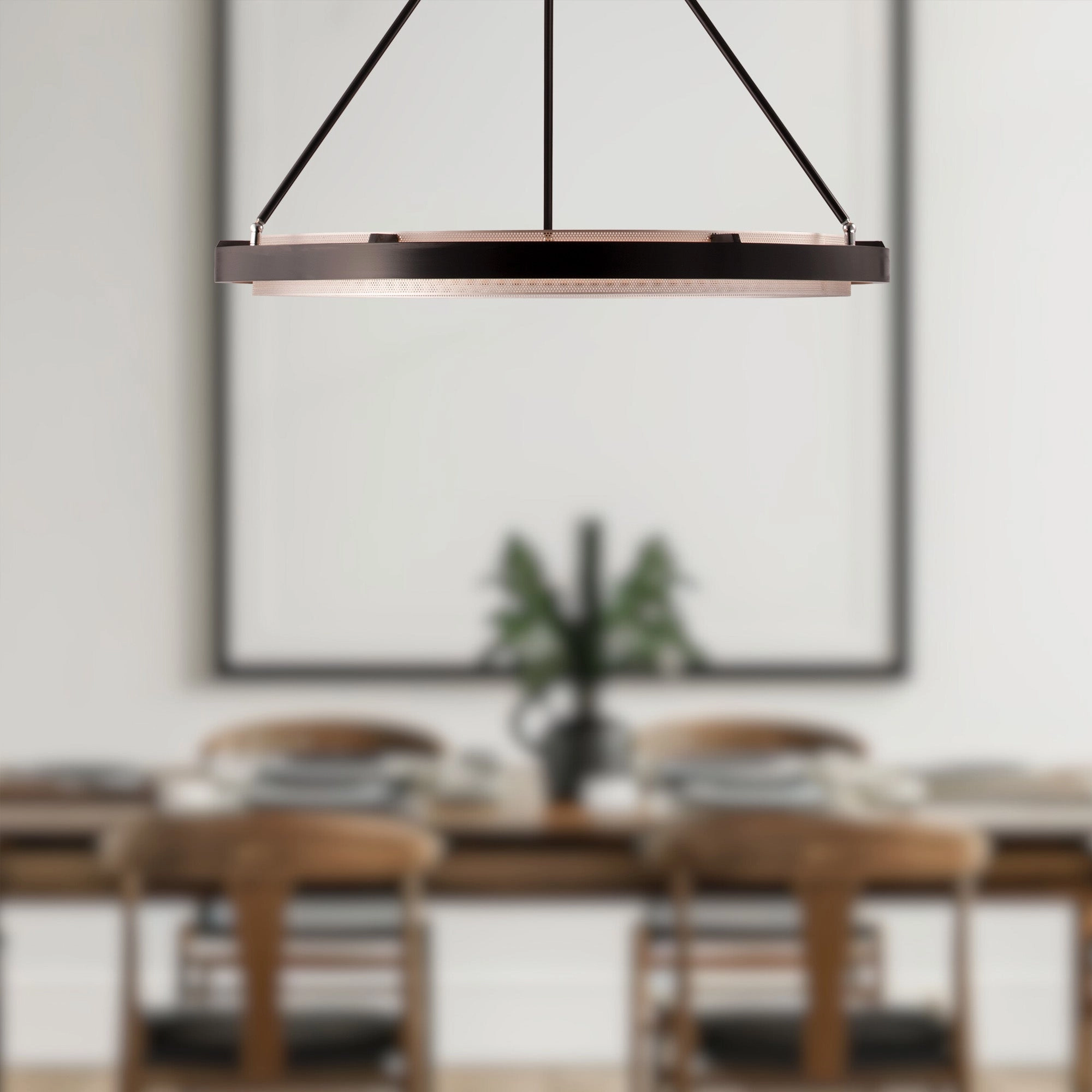Duo LED Pendant Classic Black/Gold Shimmer Designer Ceiling Lights for less