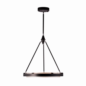 Duo LED Pendant Classic Black/Silver Shimmer Ceiling Lights Lighting outlet store