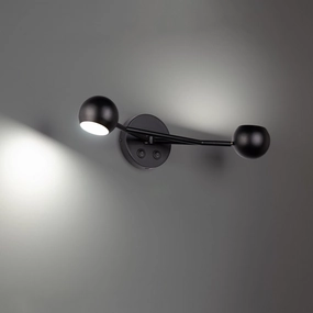 Duplex LED Bed Task Light Black Wall Lights for decor discount
