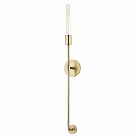 Dylan One Light Wall Sconce Aged Brass Elegant Wall Lights clearance