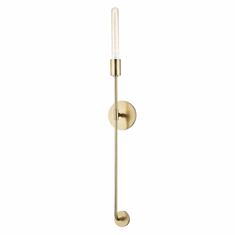 Dylan One Light Wall Sconce Aged Brass Elegant Wall Lights clearance