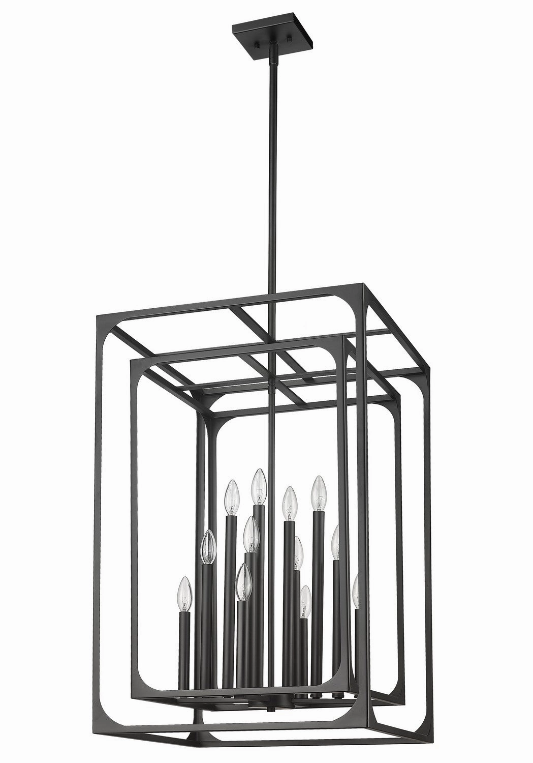 Easton 12 Light Chandelier Matte Black Cheap Ceiling Lights available