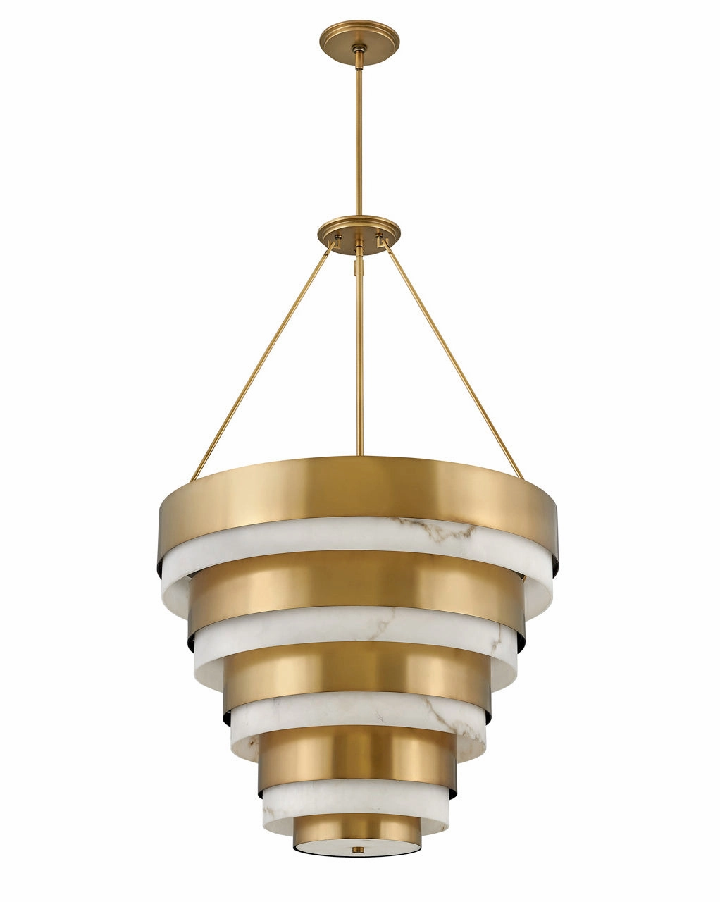 Echelon LED Chandelier in Heritage Brass Modern Ceiling Lights shop