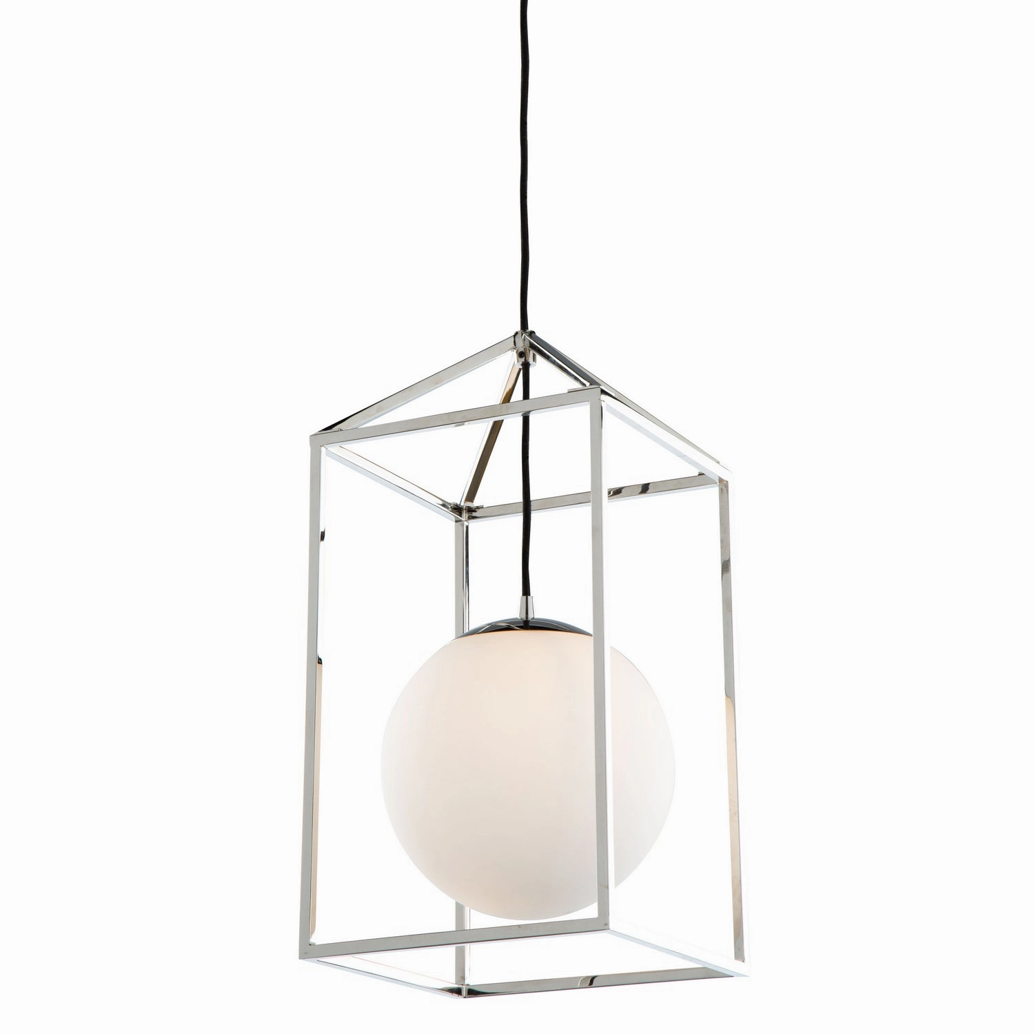 Eclipse One Light Pendant Polished Nickel Ceiling Lights Lighting best price