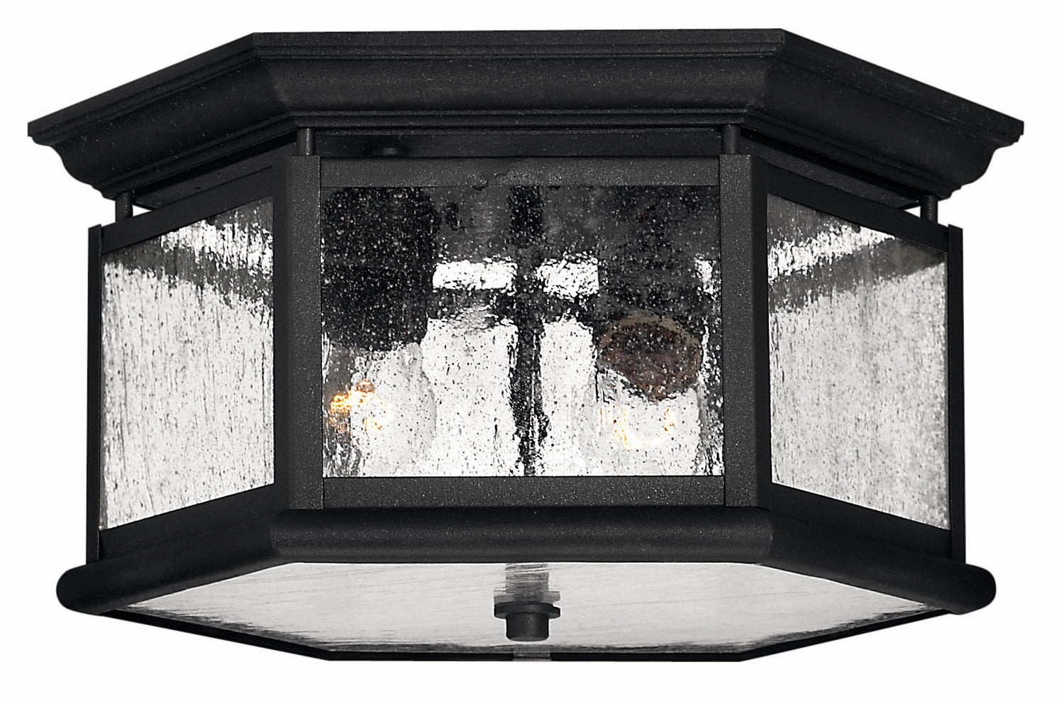 Edgewater LED Flush Mount Black Outdoor Ceiling Mount Lighting hot sale