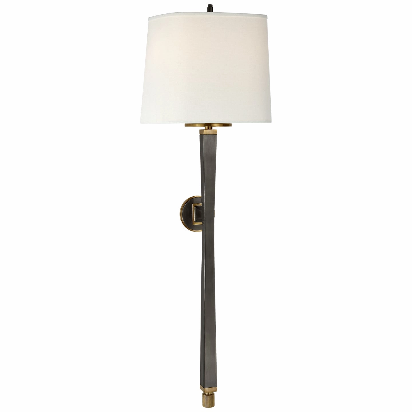 Edie Two Light Wall Sconce Bronze with Antique Brass Elegant Wall Lights clearance