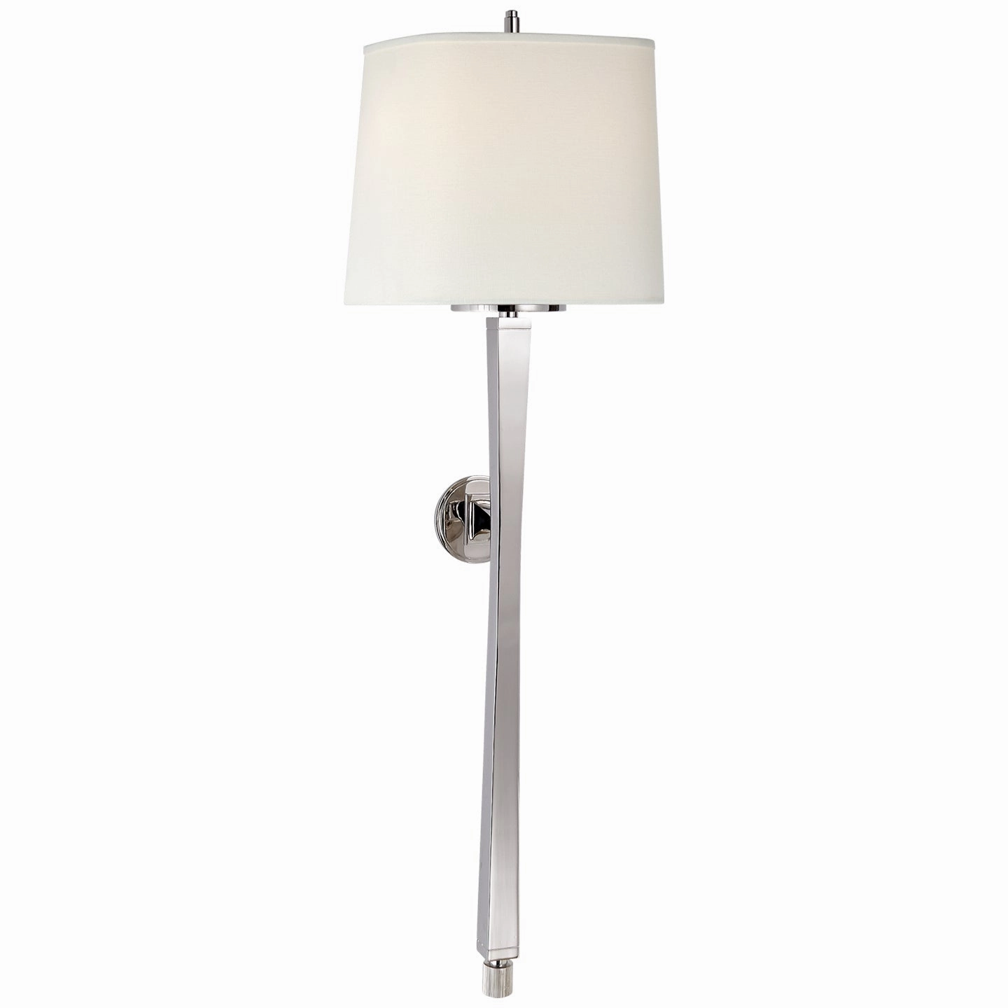 Edie Two Light Wall Sconce Polished Nickel Elegant Wall Lights clearance