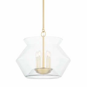 Edmonton Five Light Lantern Aged Brass Ceiling Lights Lighting best price