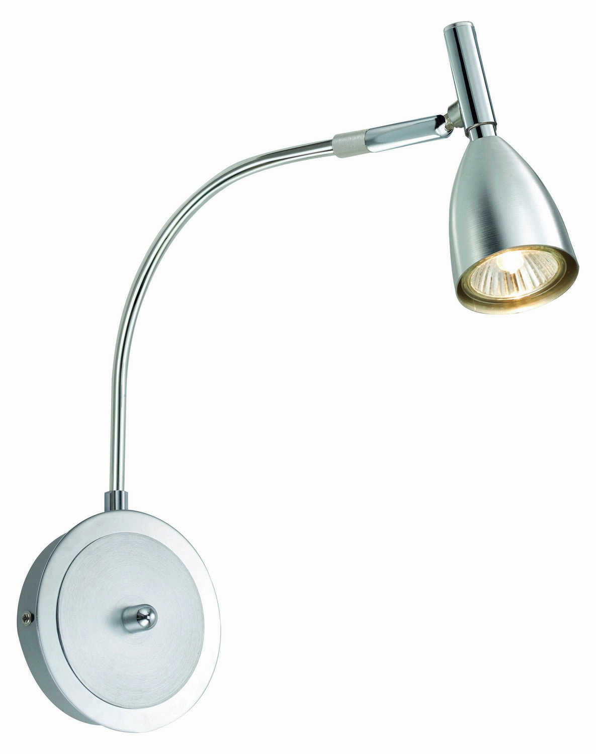 Eglo Lighting 88361A Modern Halva 1 Home Decor Brushed Aluminum & Chrome Wall Lighting outlet online