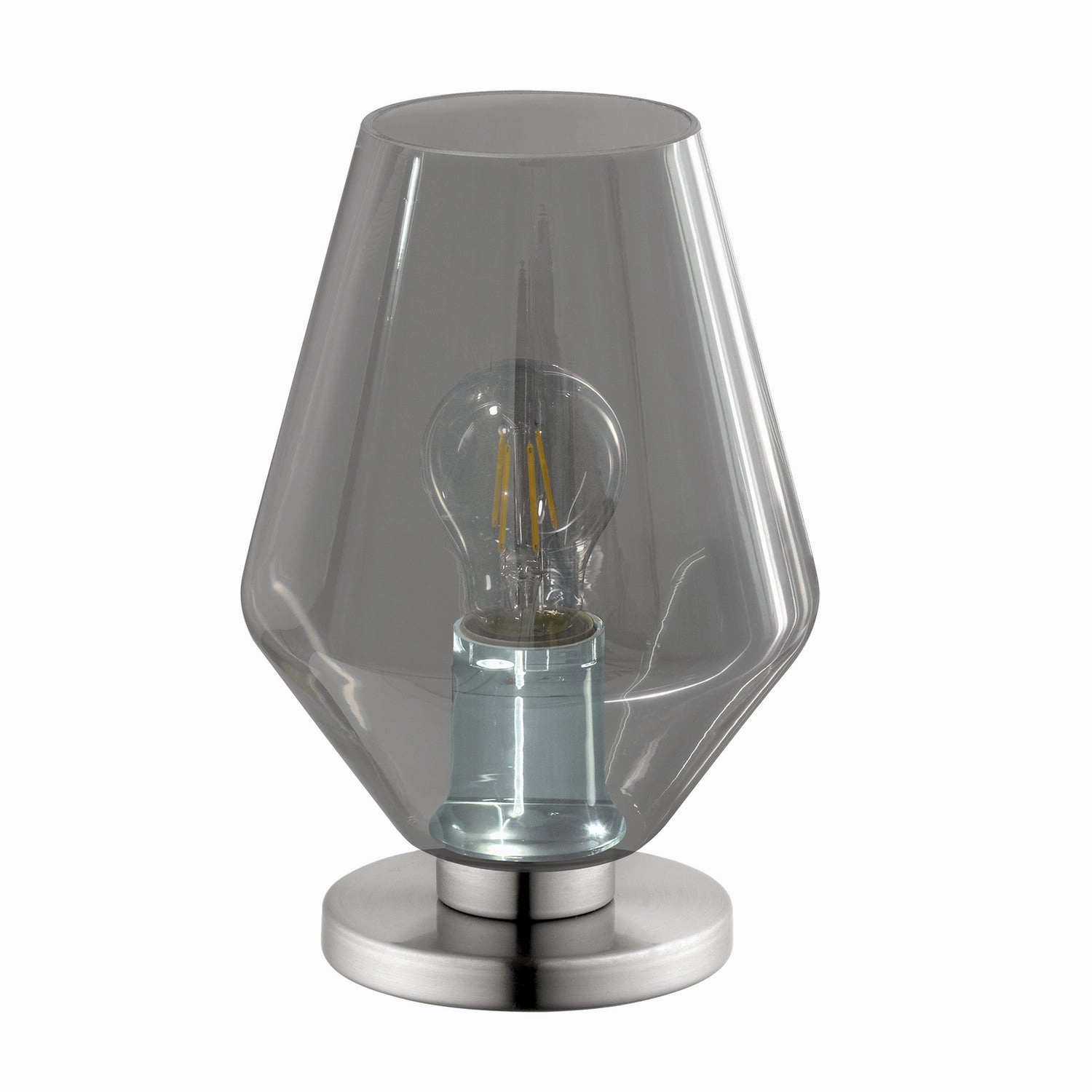 Eglo Lighting 96775A Murmillo One Light Table Lamp Lamp Pewter, Nickel, Silver Sale on Modern Lamps