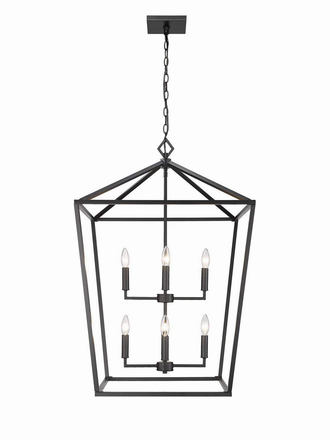 Eight Light Pendant Matte Black Ceiling Lights Lighting cheap deals
