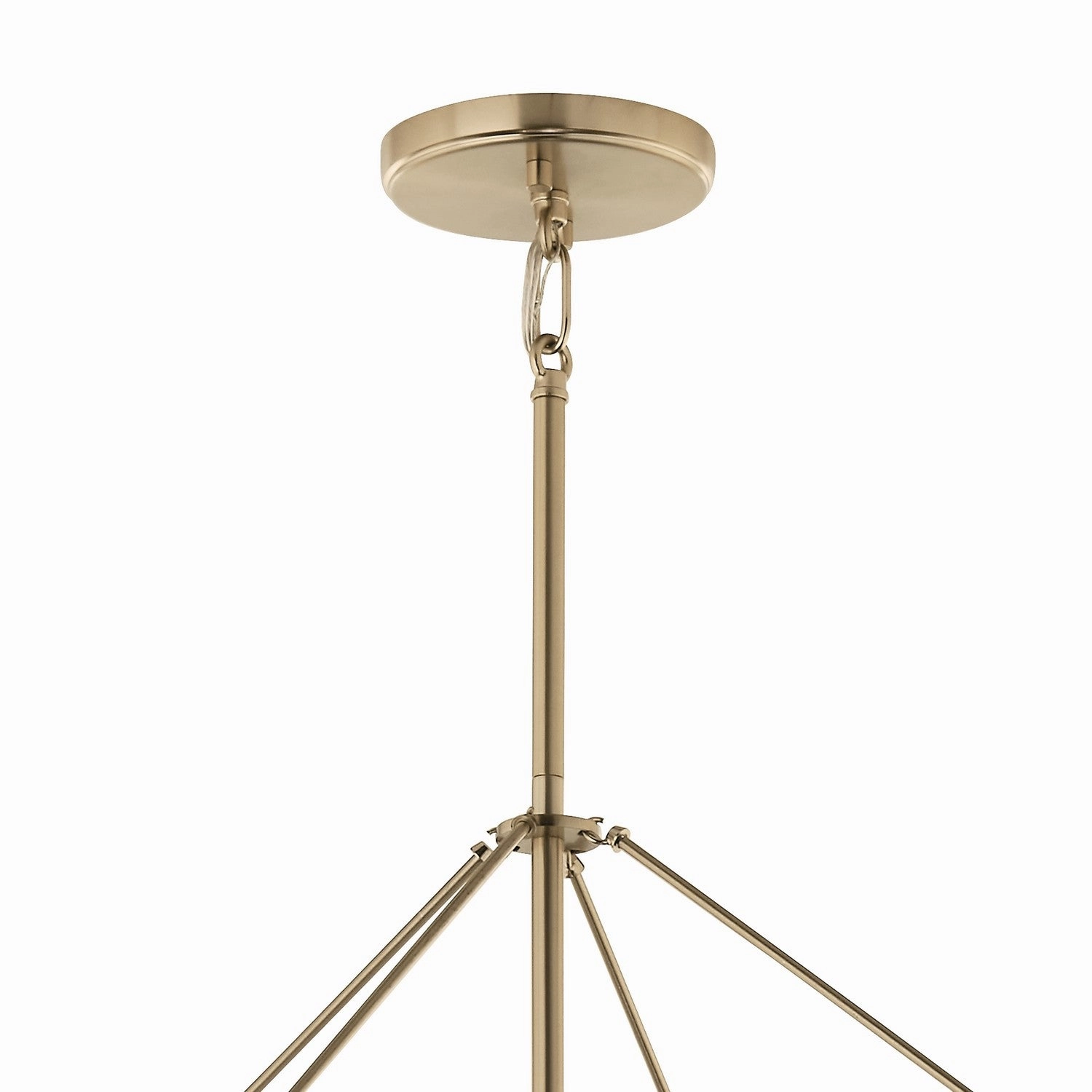 Eisley Eight Light Foyer Pendant Champagne Bronze Designer Ceiling Lights for less