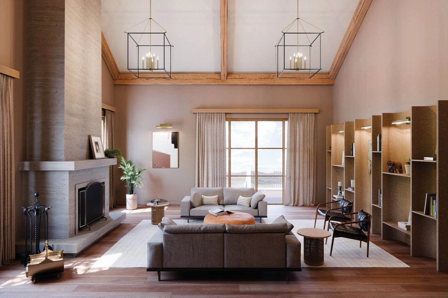 Eisley Eight Light Foyer Pendant Champagne Bronze Designer Ceiling Lights for less