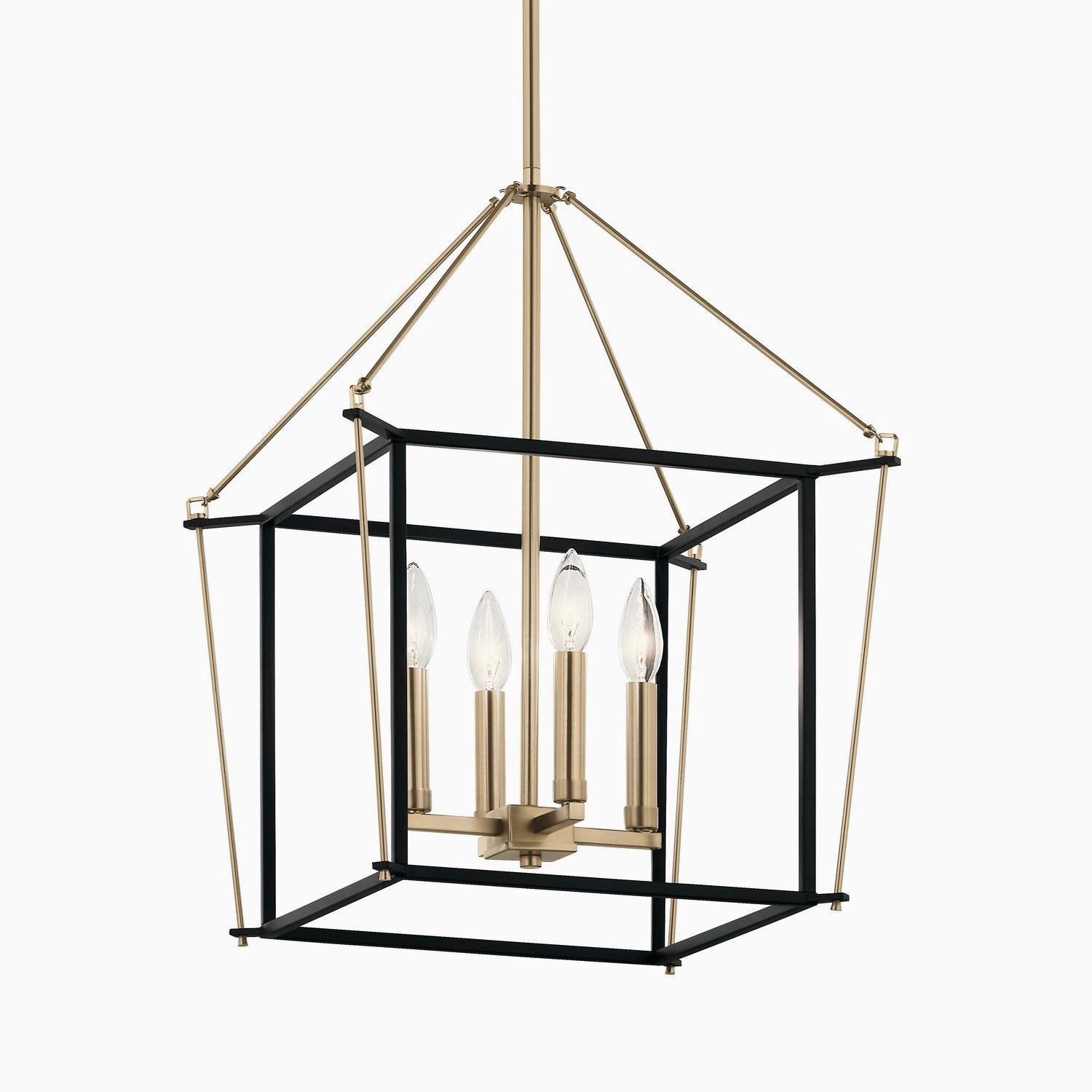 Eisley Four Light Foyer Pendant Champagne Bronze Designer Ceiling Lights for less