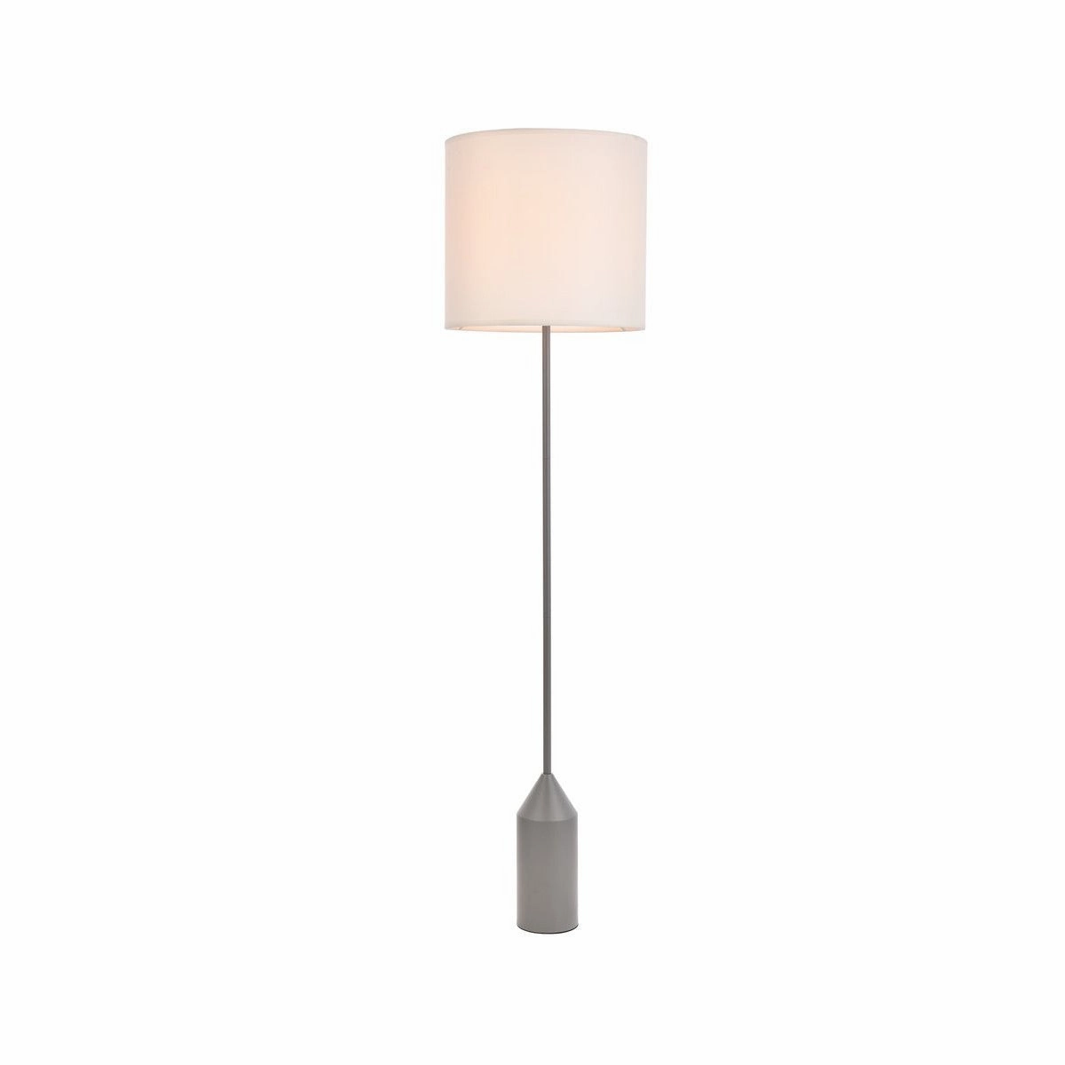 Elegant Lighting LD2453FLCG Modern Ines Lamp Concrete Gray And White Buy Lamps cheap online