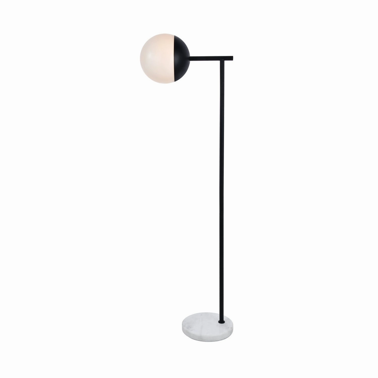 Elegant Lighting LD6098BK Eclipse Lamp Black And Frosted White Buy Lamps cheap online