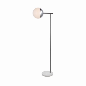Elegant Lighting LD6100C Modern Eclipse Lamp Chrome And Frosted White Buy Lamps cheap online