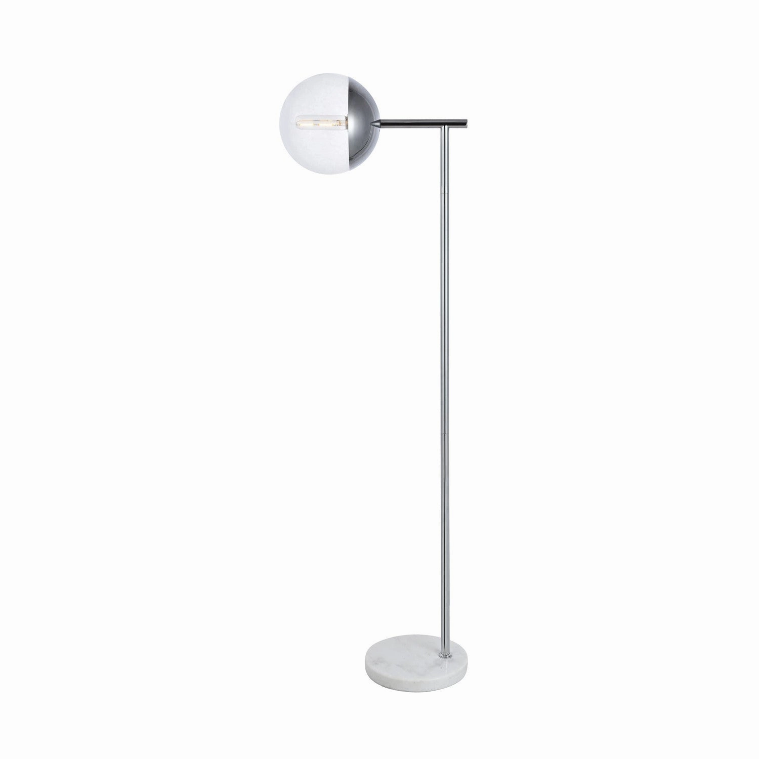 Elegant Lighting LD6101C Modern Eclipse Lamp Chrome And Clear Buy Lamps cheap online
