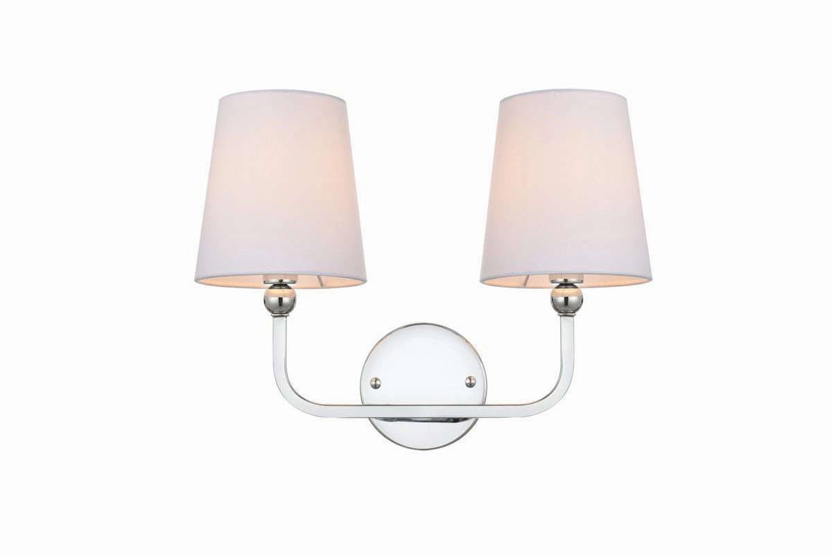 Elegant Lighting Two Light Bath Sconce Stylish Wall Lights offers