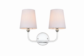 Elegant Lighting Two Light Bath Sconce Stylish Wall Lights offers