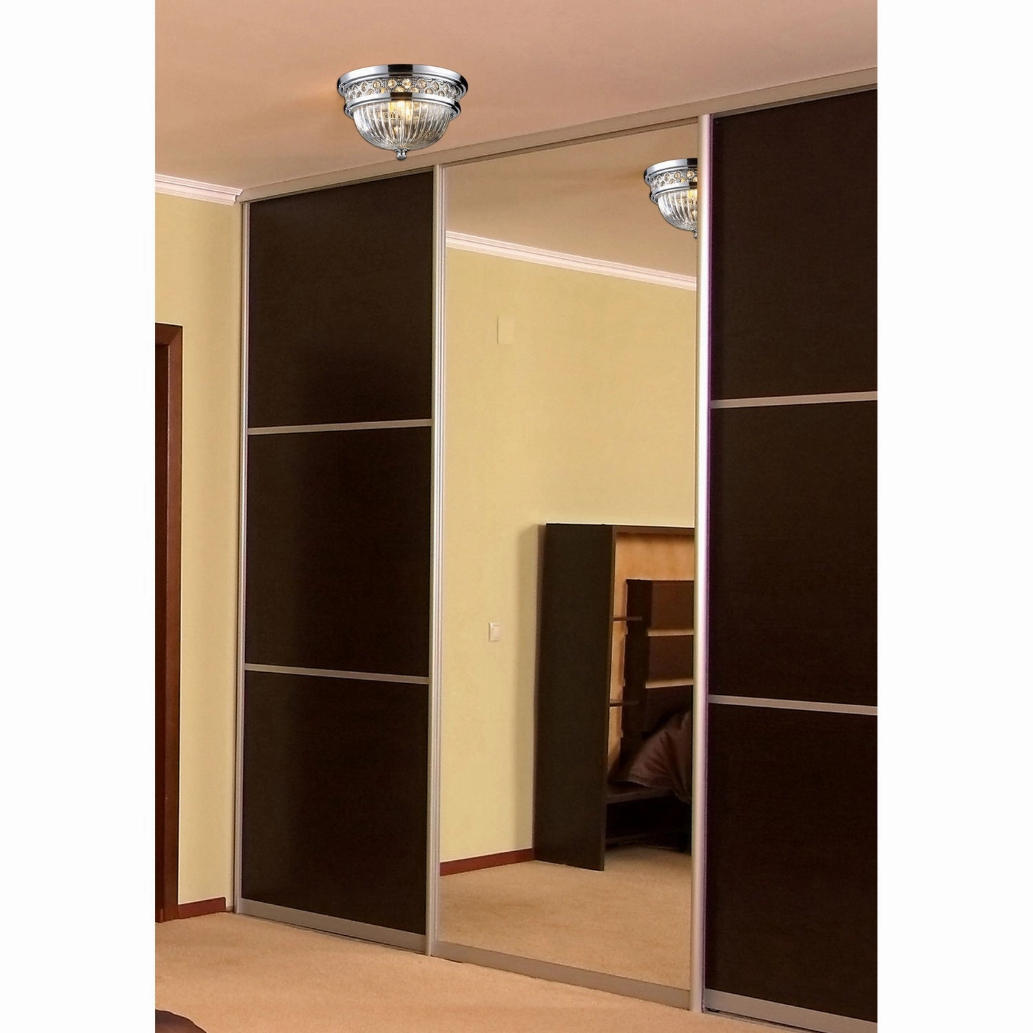 Elk Flushmounts 11225/2 Ceiling Light - Polished Chrome