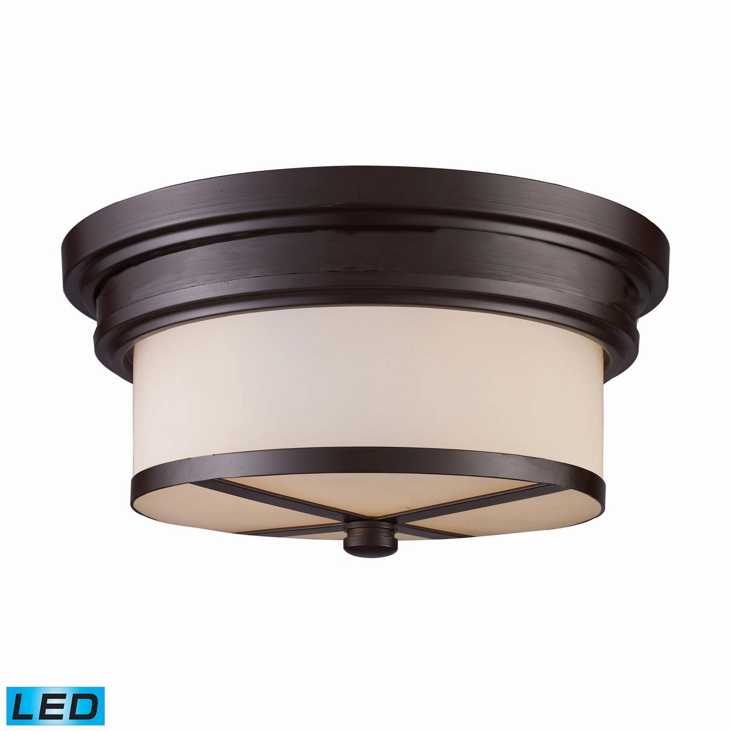 Elk Flushmounts 15025/2-LED Ceiling Light - Oiled Bronze Online shop Ceiling Lights
