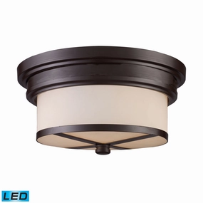 Elk Flushmounts 15025/2-LED Ceiling Light - Oiled Bronze Online shop Ceiling Lights