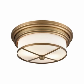 Elk Flushmounts 15055/2 Ceiling Light - Classic Brass Online shop Ceiling Lights