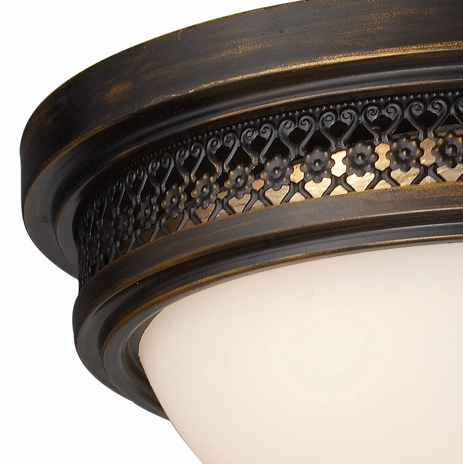 Elk Flushmounts 20100/2 Ceiling Light - Deep Rust