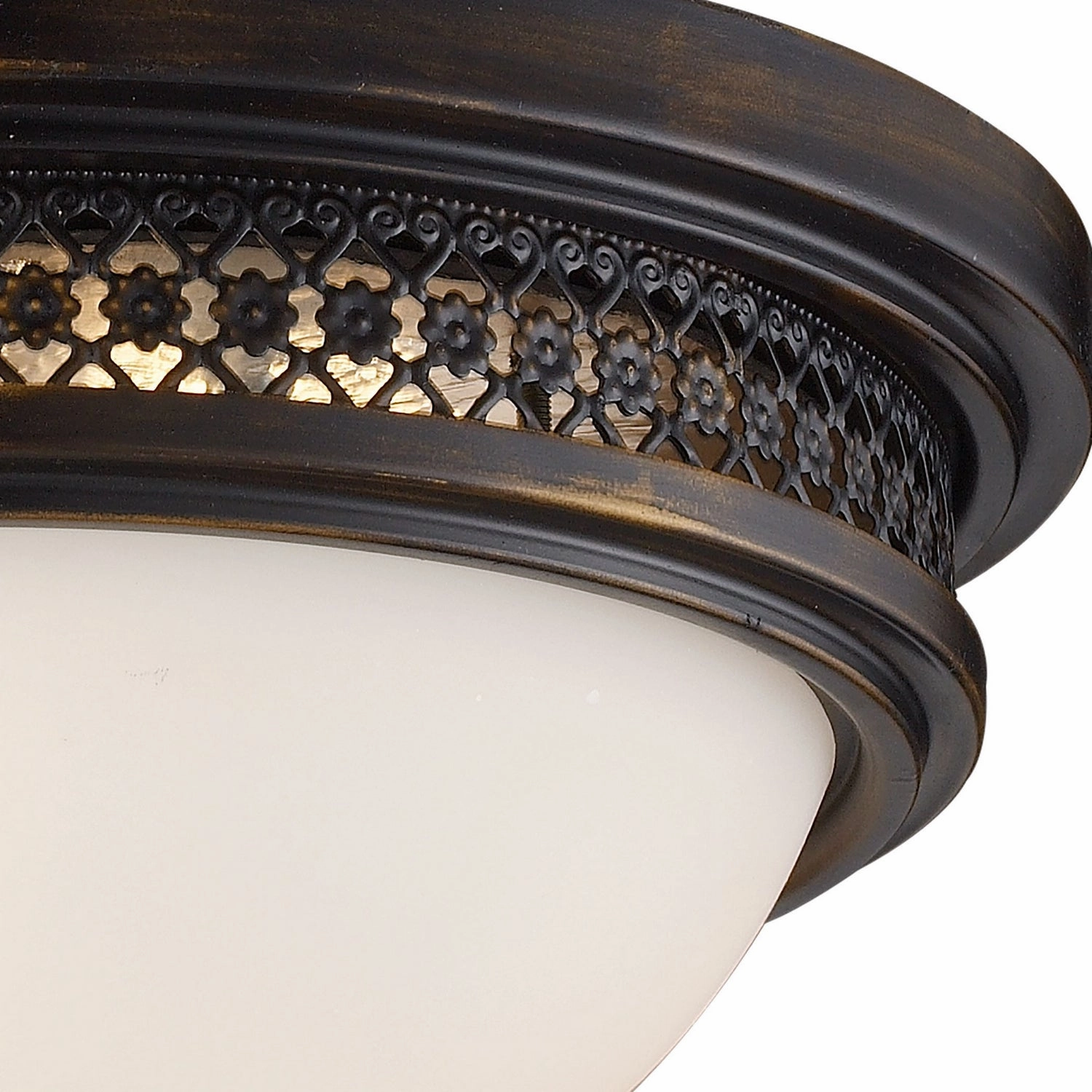 Elk Flushmounts 20100/2 Ceiling Light - Deep Rust