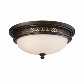 Elk Flushmounts 20101/3 Ceiling Light - Deep Rust Online shop Ceiling Lights