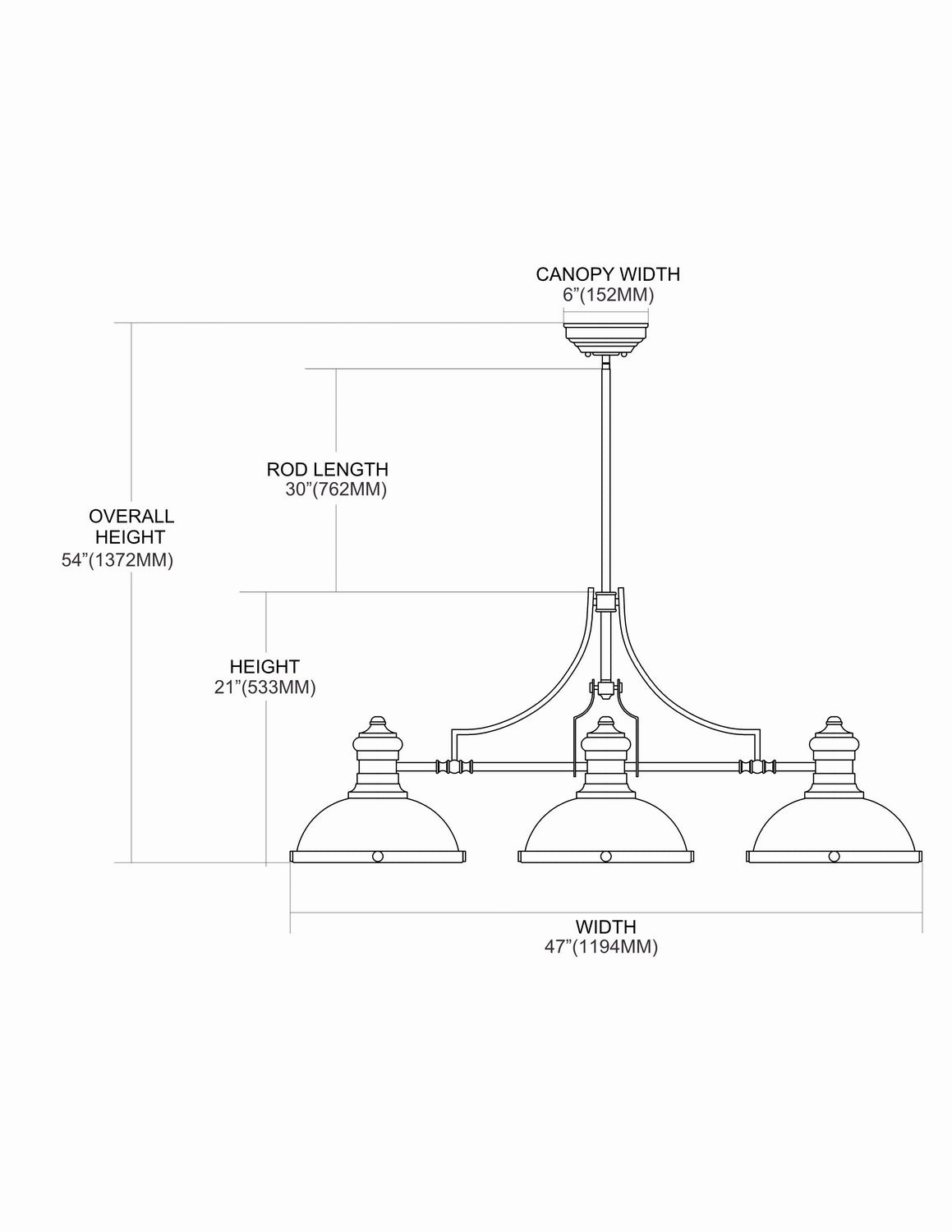 ELK Home LED Linear Chandelier