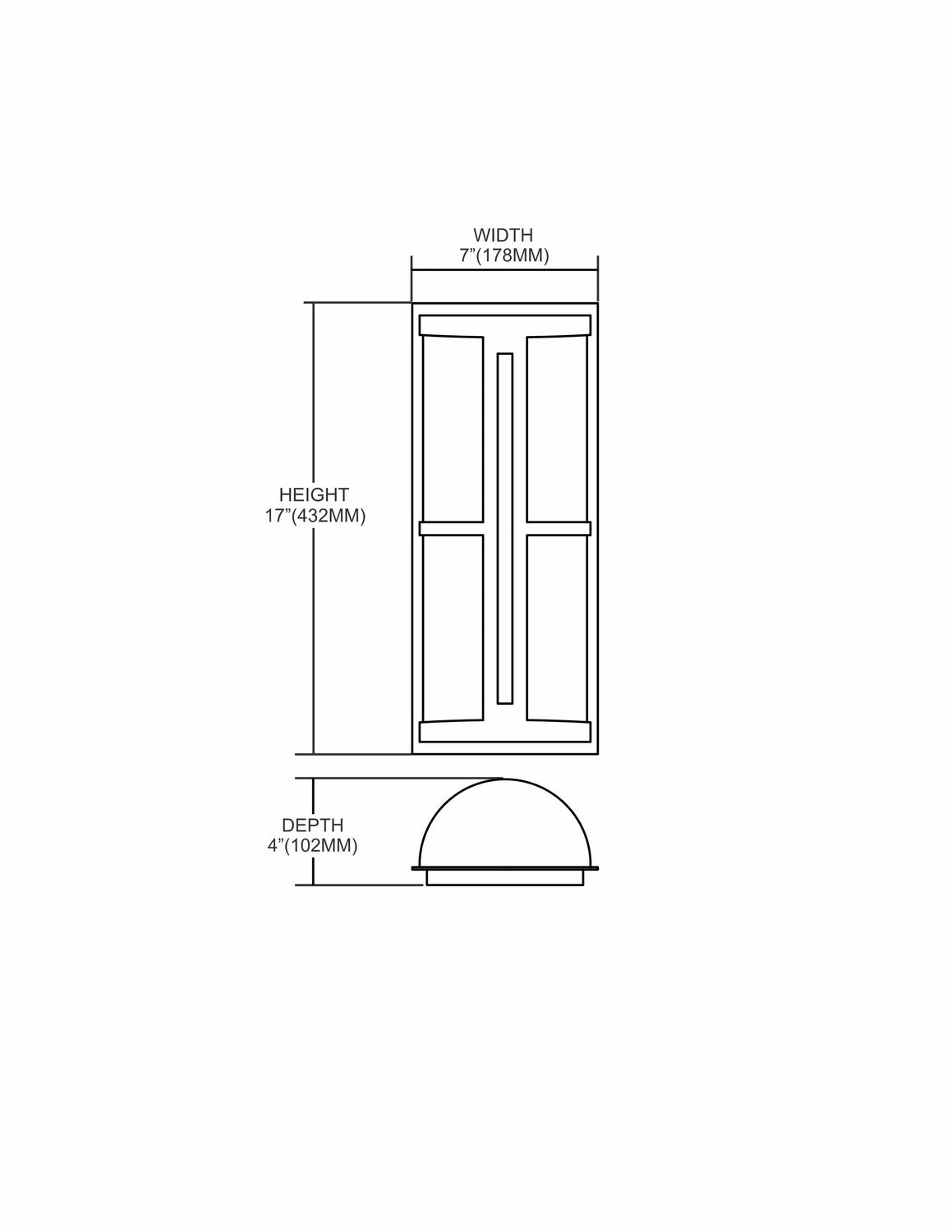 ELK Home One Light Outdoor Wall Sconce