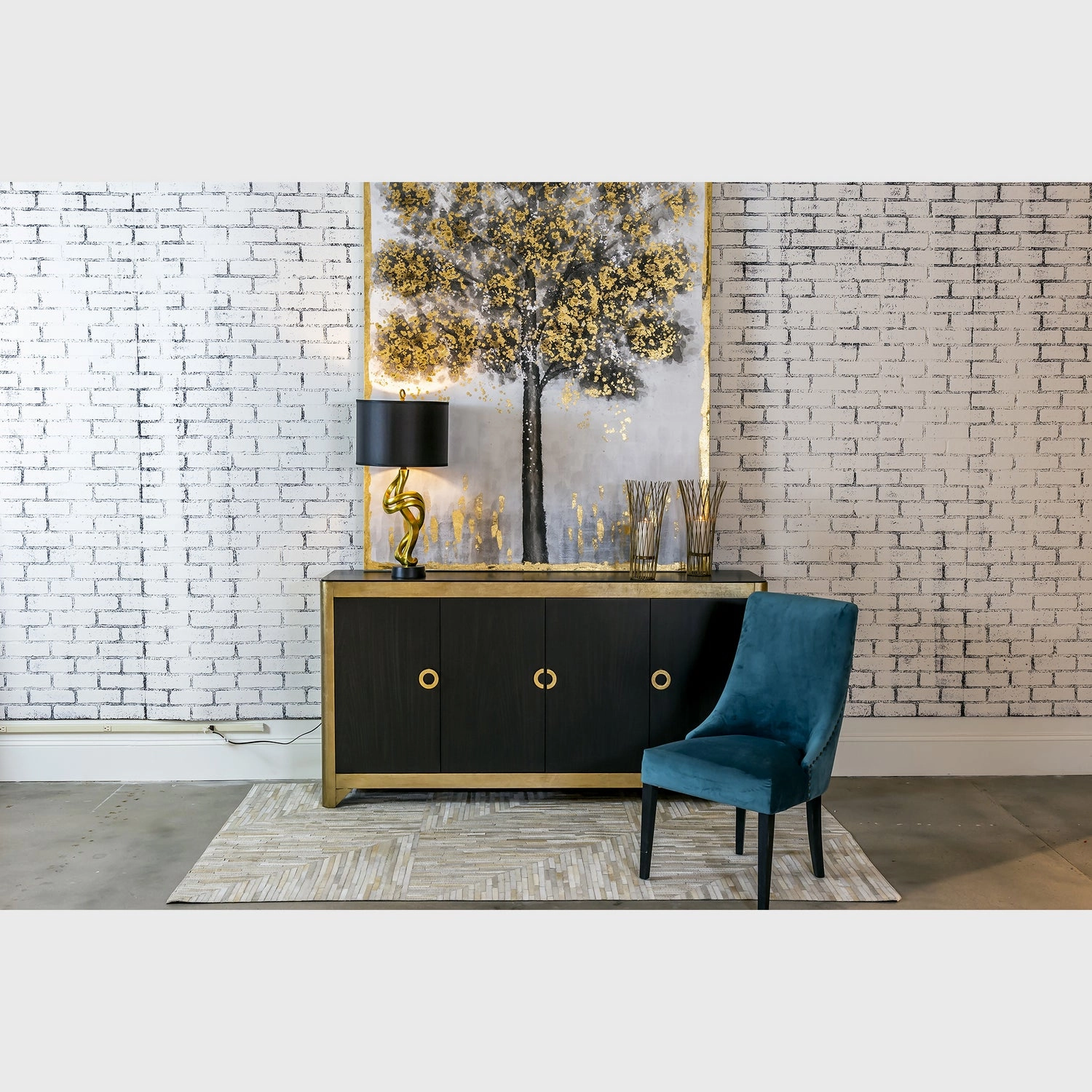 Elk Lighting 99809 Modern Belle Lamp Gold