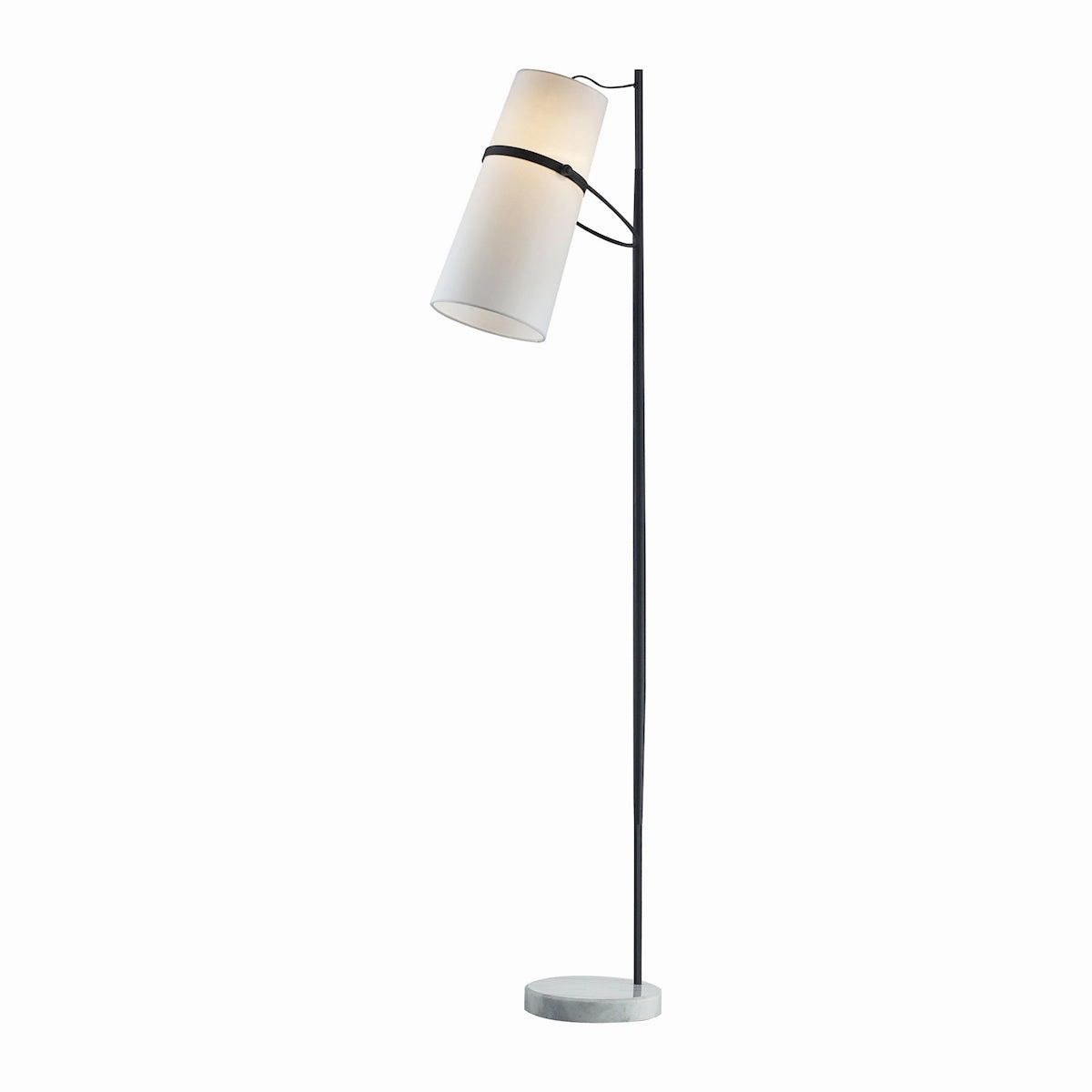 Elk Lighting D2730 Modern Banded Shade Lamp Matte Black Buy Lamps cheap online