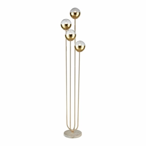 Elk Lighting D3377 Modern Haute Floreal Lamp Gold Buy Lamps cheap online