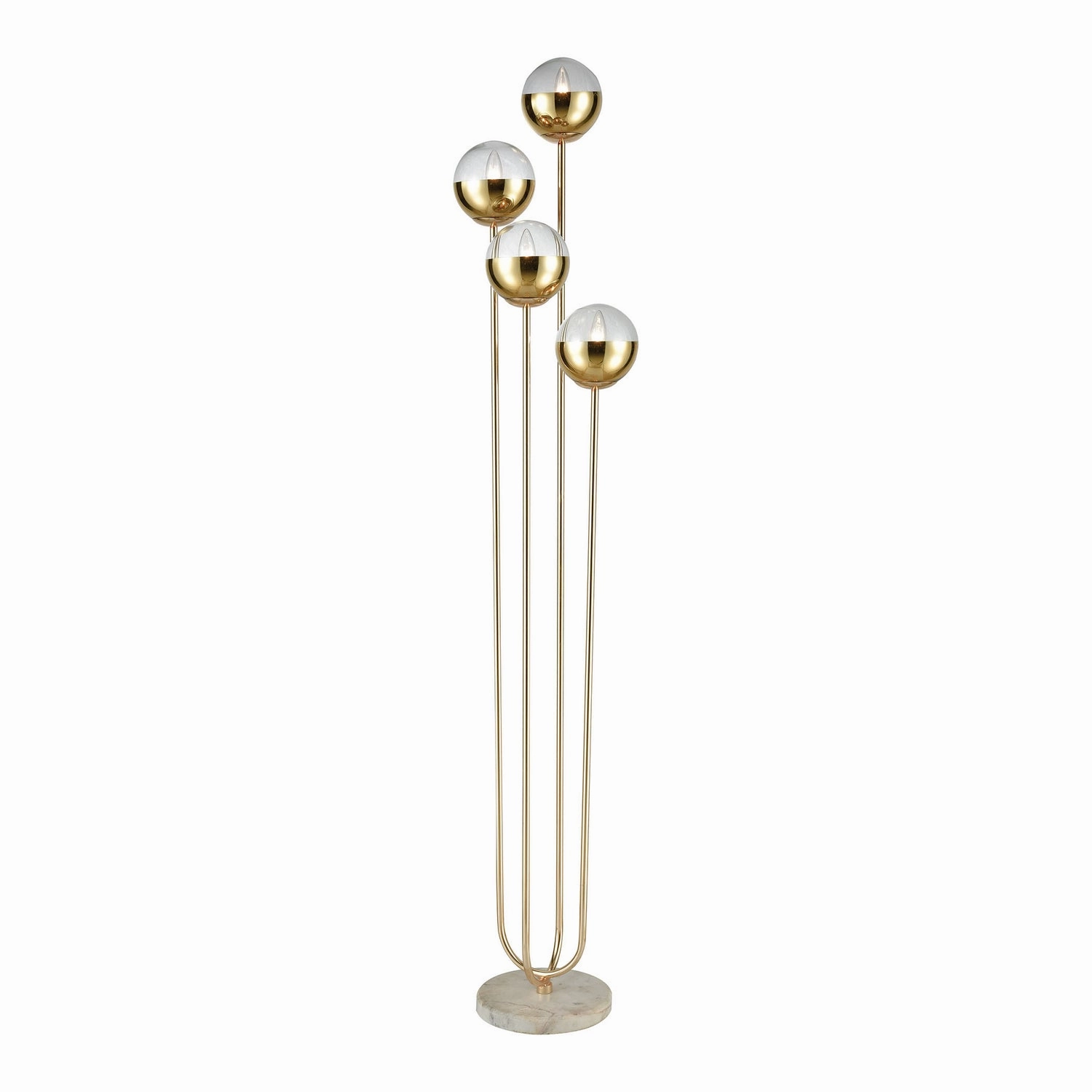 Elk Lighting D3377 Modern Haute Floreal Lamp Gold Buy Lamps cheap online