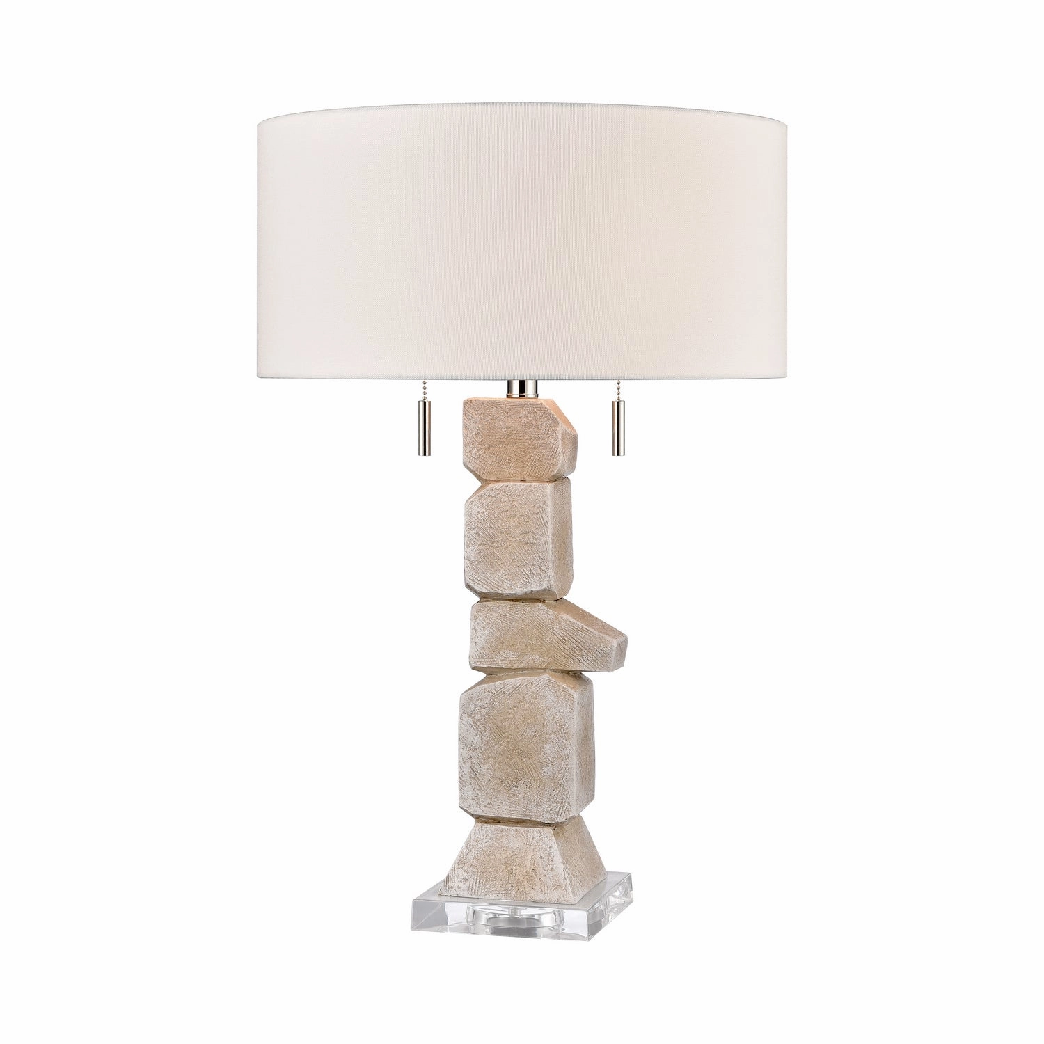 Elk Lighting H0019-10342 Modern Burne Lamp Antique White Discount Lighting Lamps