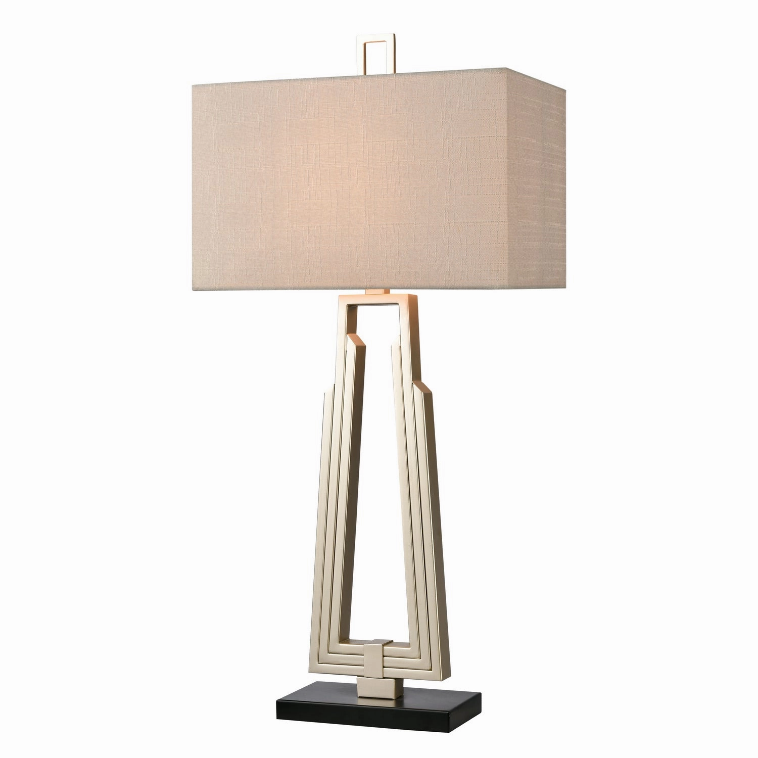 Elk Lighting H0019-8551 Modern Stoddard Park Lamp Champagne Silver Discount Lighting Lamps